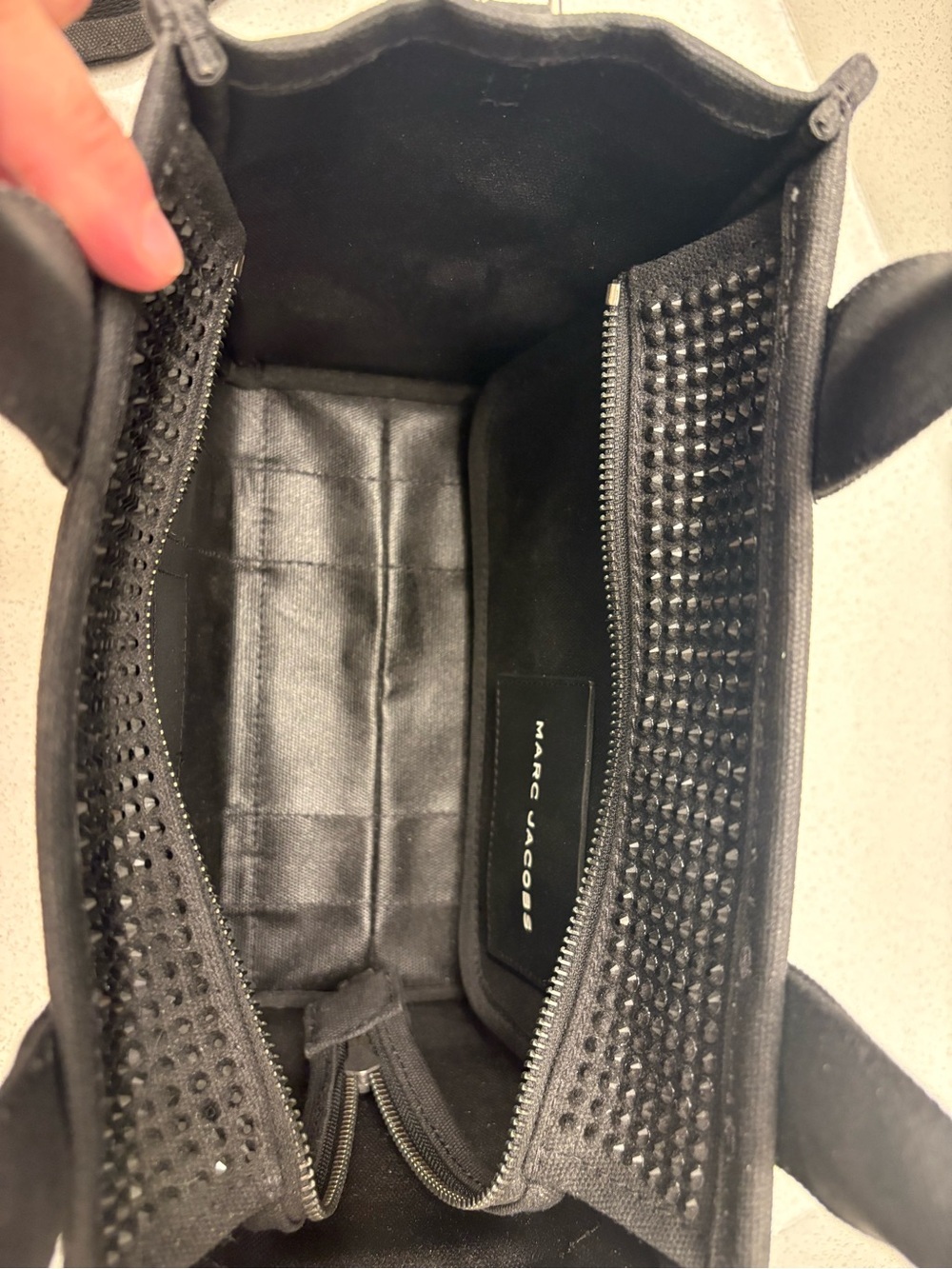Marc Jacobs Black Rhinestone Tote - Picture 5 of 7